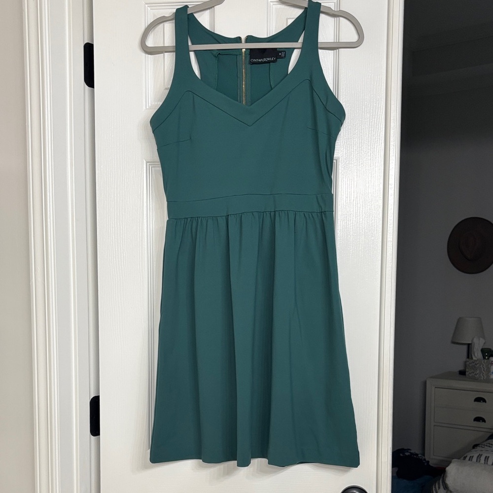Cynthia Rowley Teal Mini Dress